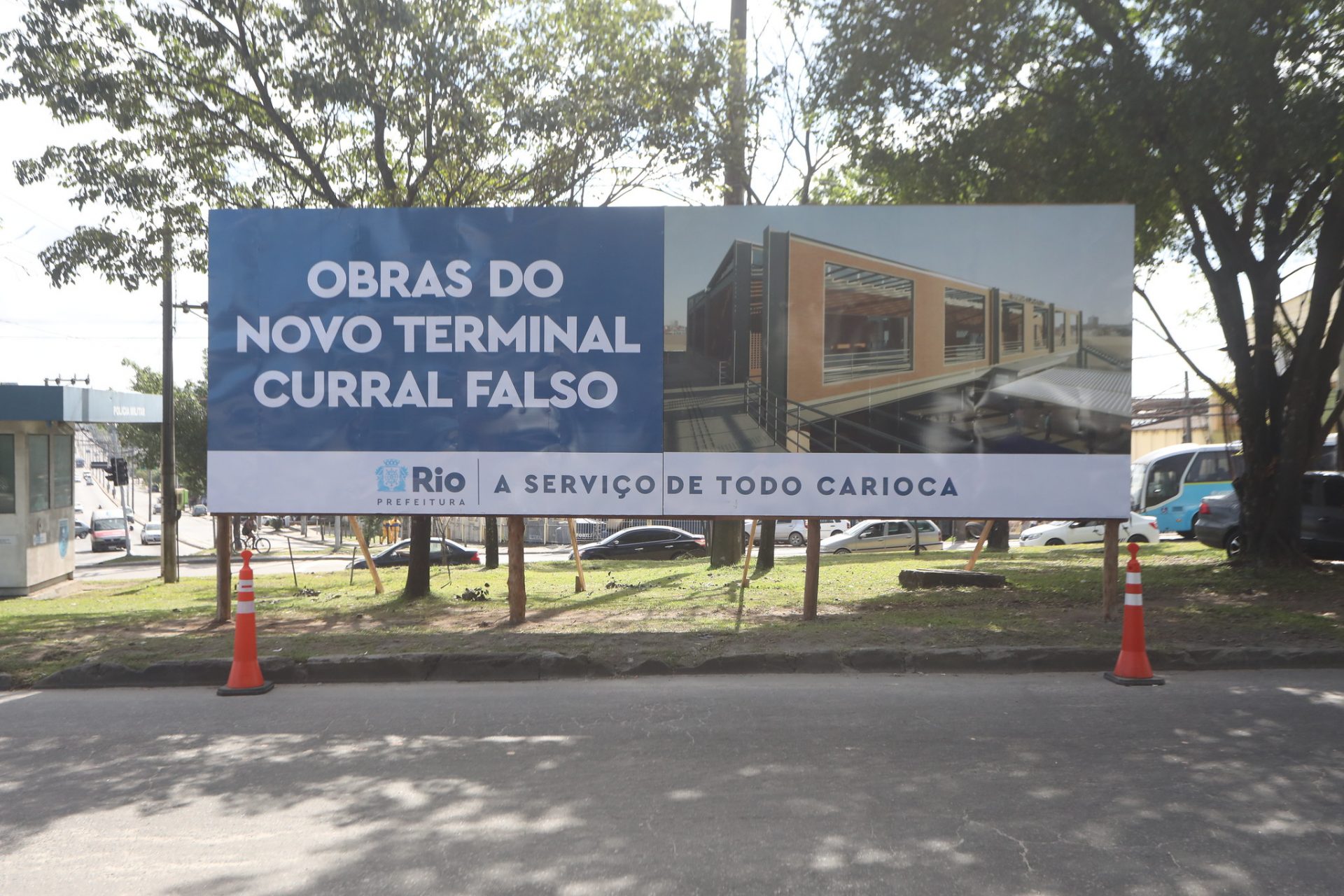 Prefeitura inicia obra para transformar estação Curral Falso em terminal